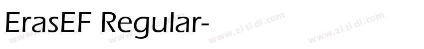 ErasEF Regular字体转换